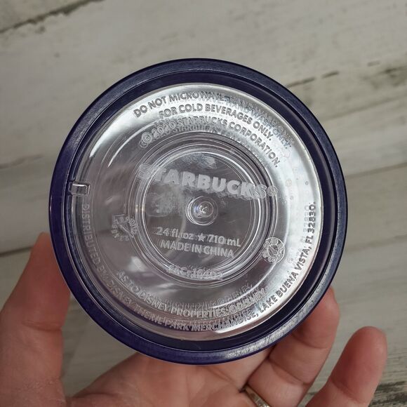 Starbucks 24 oz. Plastic Walt Disney World 50th Anniversary Tumbler Cup NO Straw - Picture 6 of 10
